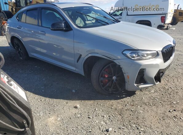 5UX43DT08P9N75365 2023 BMW X4 Серый Передняя правая четверть