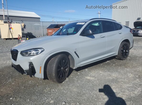 5UX43DT08P9N75365 2023 BMW X4 Серый Передняя левая четверть