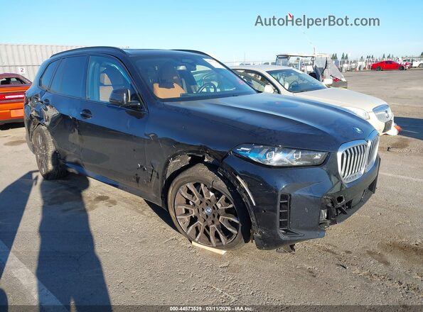 5UX43EU02S9Z67920 2025 BMW X5 Черный Передняя правая четверть
