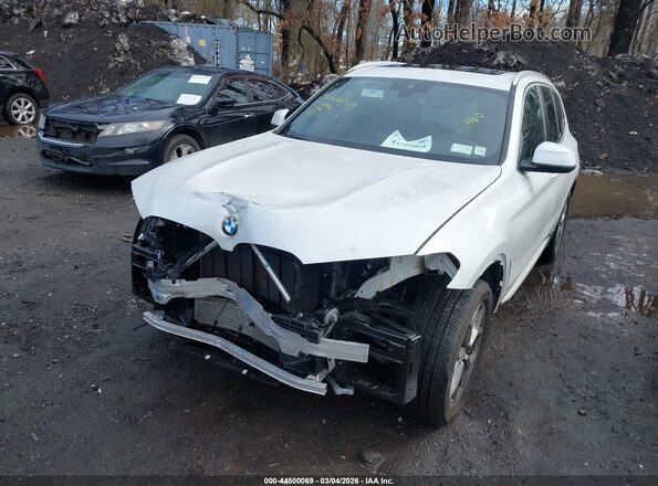 5UX53DP03P9P98251 2023 BMW X3 White Vista frontal