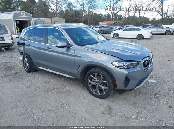 5UX53DP03R9V35406 2024 BMW X3 Gray Առջևի աջ