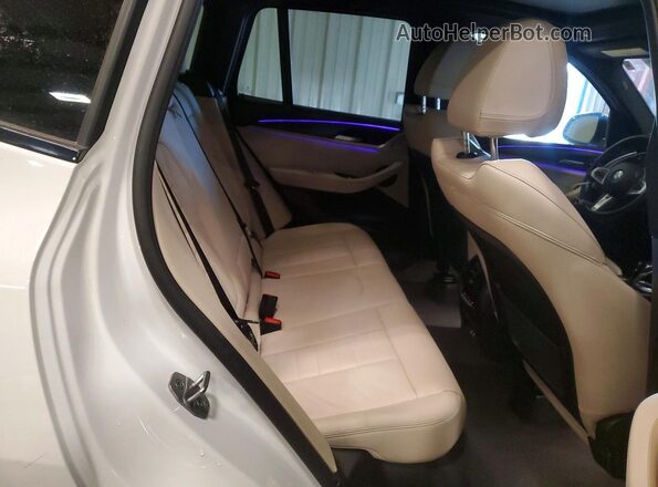 5UX53DP04N9K52295 2022 BMW X3 White Вид задніх сидінь