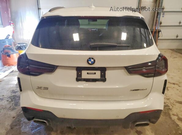 5UX53DP04N9K52295 2022 BMW X3 White Вид ззаду
