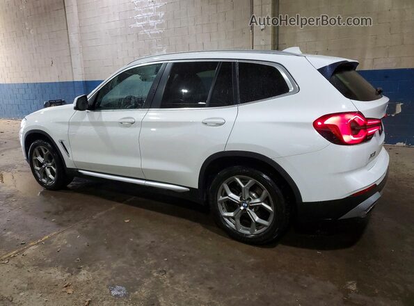 5UX53DP06N9K11800 2022 BMW X3 White Trasero izquierdo