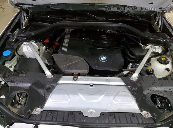 5UX53DP06N9K11800 2022 BMW X3 White Vista del compartimento del motor