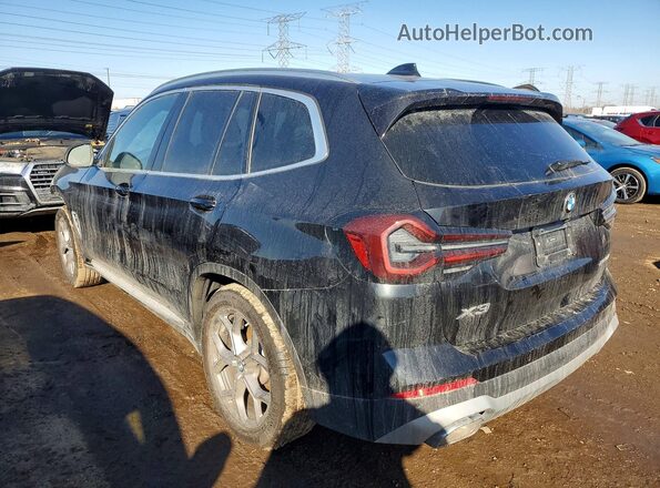 5UX53DP07R9V73897 2024 BMW X3 Black Rear left