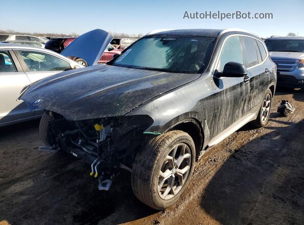 5UX53DP07R9V73897 2024 BMW X3 Black Front left