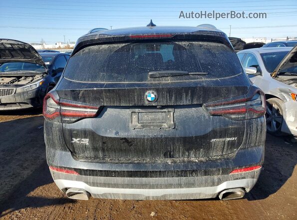 5UX53DP07R9V73897 2024 BMW X3 Black Rear view