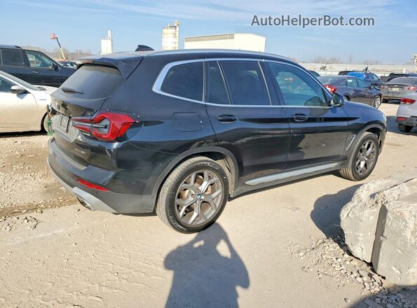 5UX53DP0XP9P45434 2023 BMW X3 Black Trasero derecho