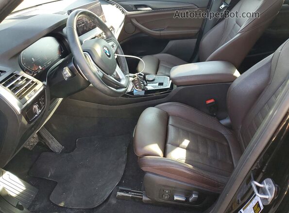 5UX53DP0XP9P45434 2023 BMW X3 Black Vista interior delantera