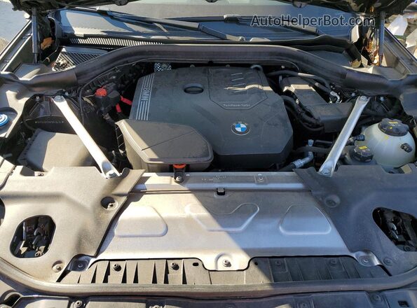 5UX53DP0XP9P45434 2023 BMW X3 Black Vista del compartimento del motor