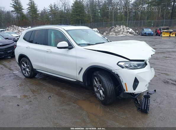 5UX53DP0XR9U11620 2024 BMW X3 Белый Передняя правая четверть
