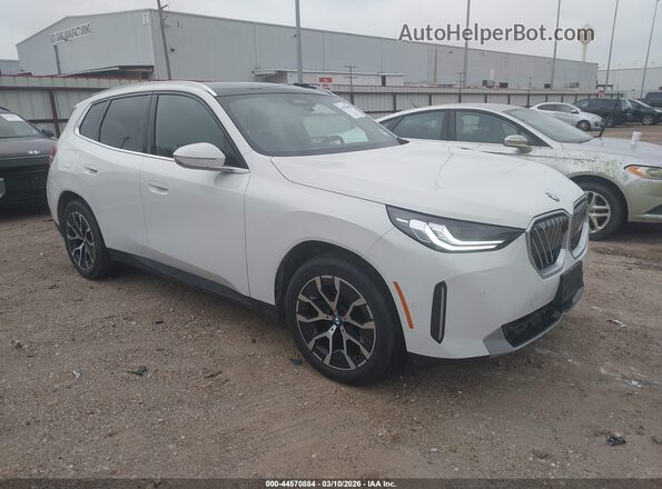 5UX53GP02T9181385 2026 BMW X3 Белый Передняя правая четверть