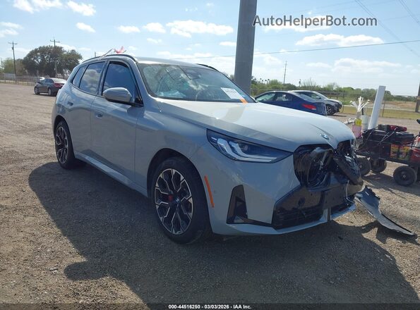 5UX53GP04S9047637 2025 BMW X3 Gray Przód prawy