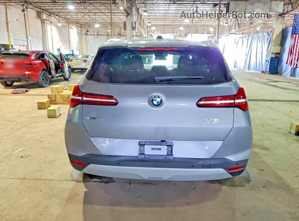 5UX53GP05S9091808 2025 BMW X3 Серебряный Вид сзади