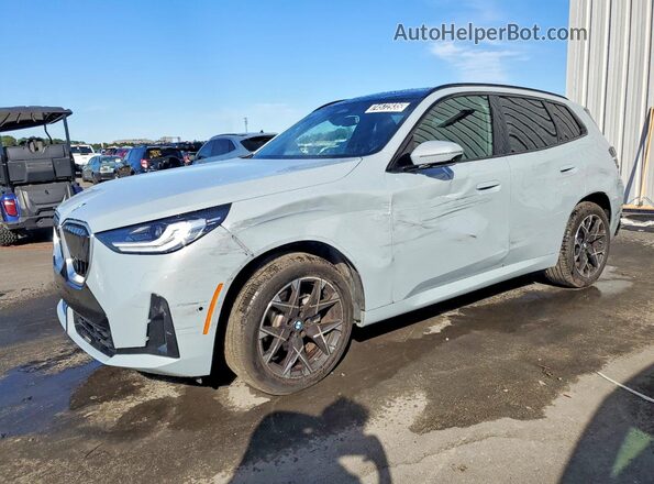 5UX53GP06S9099187 2025 BMW X3 Серый Передняя левая четверть