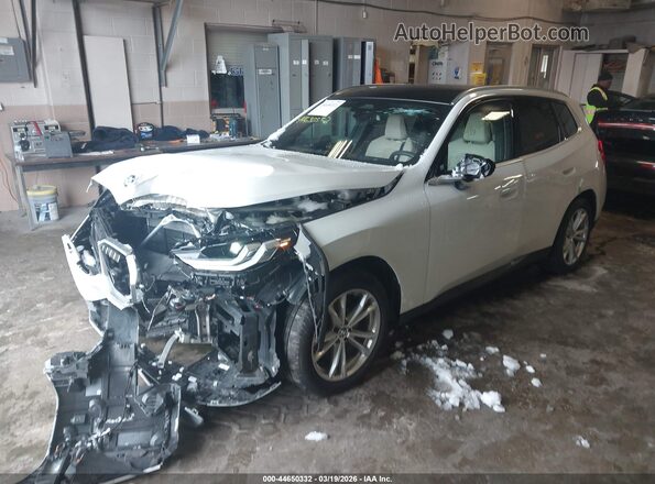 5UX53GP09S9009319 2025 BMW X3 Белый Передняя левая четверть