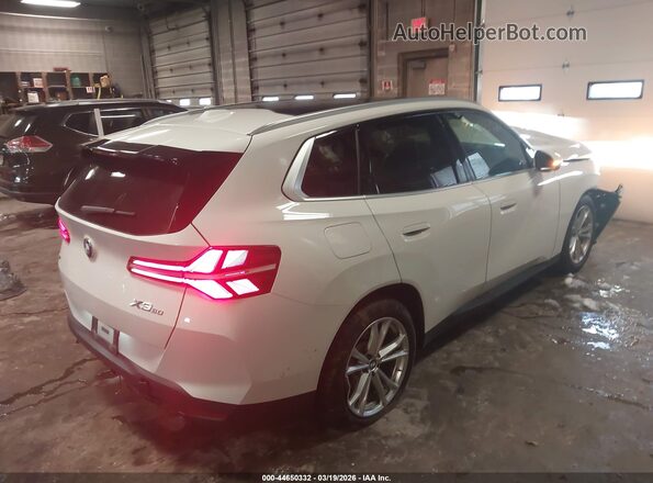 5UX53GP09S9009319 2025 BMW X3 Белый Задняя правая четверть