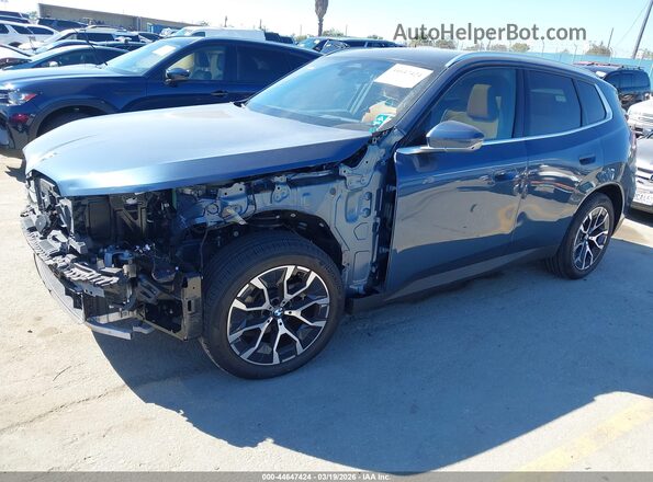 5UX53GP0XS9Y25357 2025 BMW X3 Синий Передняя левая четверть