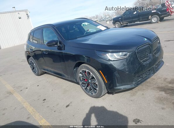 5UX73GP01S9117068 2025 BMW X3 Черный Передняя правая четверть