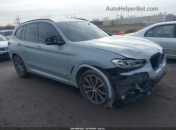 5UX83DP01N9M98542 2022 BMW X3 Gray წინა მარჯვენა