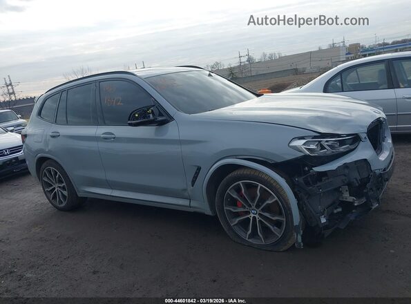5UX83DP01N9M98542 2022 BMW X3 Gray უკანა სალონის ხედი