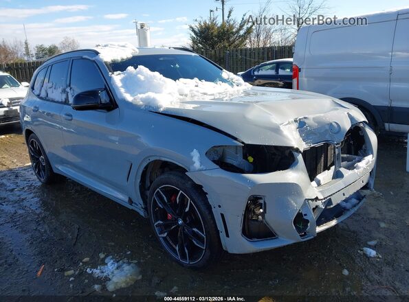 5UX83DP05P9T22516 2023 BMW X3 Light Blue Delantero derecho