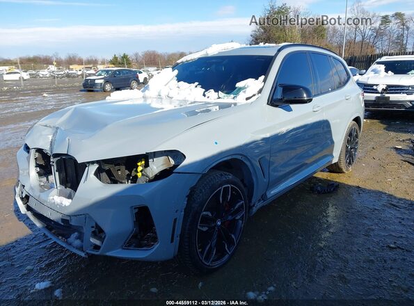 5UX83DP05P9T22516 2023 BMW X3 Light Blue Vista tres cuartos delantera izquierda