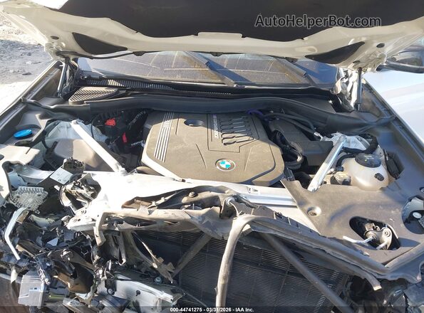 5UX83DP08P9P84844 2023 BMW X3 White Rear view