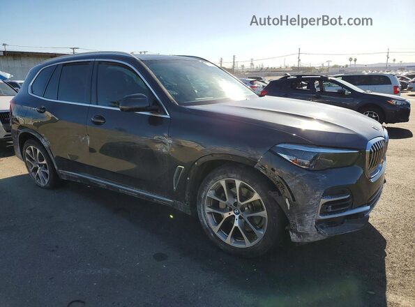 5UXCR4C07N9L38258 2022 BMW X5 Серый Передняя правая четверть
