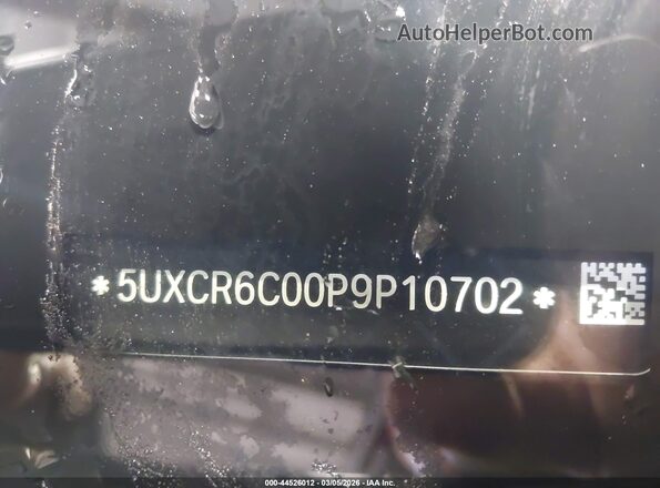 5UXCR6C00P9P10702 2023 BMW X5 Черный Вид подкапотного пространства