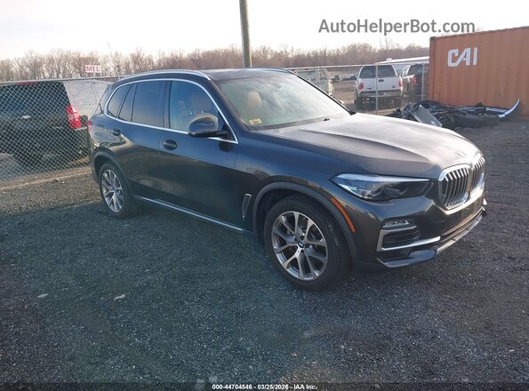 5UXCR6C01M9D98663 2021 BMW X5 Gray Առջևի աջ