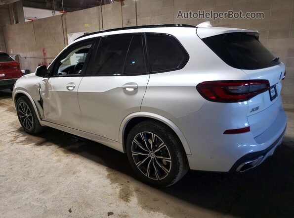 5UXCR6C01N9K38474 2022 BMW X5 White Задня ліва чверть