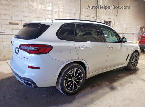 5UXCR6C01N9K38474 2022 BMW X5 White Задня права чверть