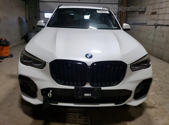 5UXCR6C01N9K38474 2022 BMW X5 White Вид спереду