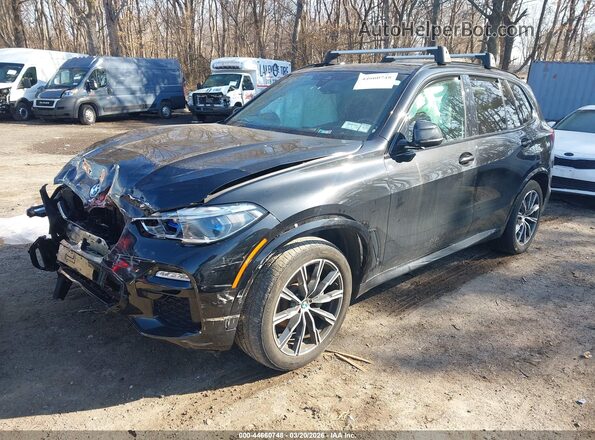 5UXCR6C02L9B84540 2020 BMW X5 Черный Передняя левая четверть