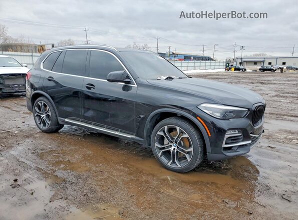 5UXCR6C03LLL65825 2020 BMW X5 Черный Передняя правая четверть