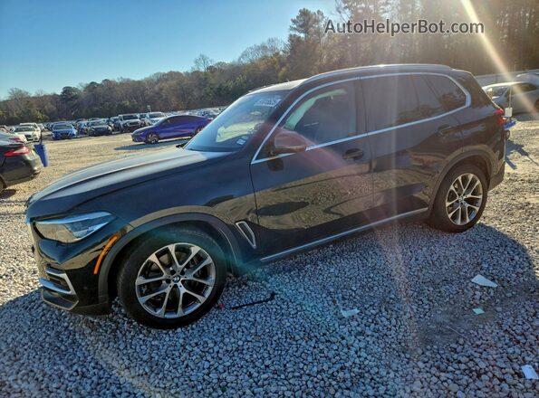 5UXCR6C03N9L07567 2022 BMW X5 Черный Передняя левая четверть