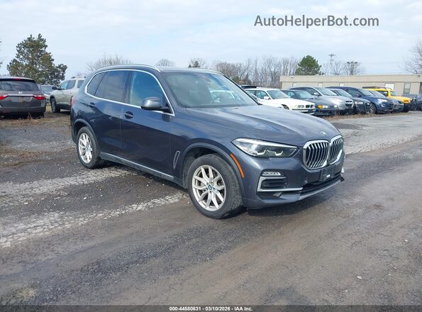 5UXCR6C07L9B68401 2020 BMW X5 Серый Передняя правая четверть