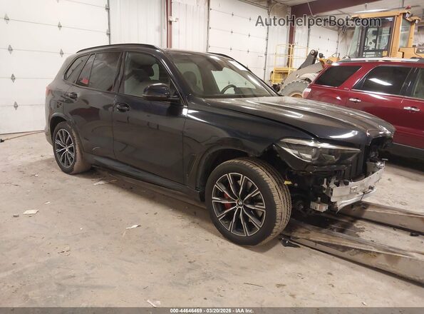 5UXCR6C07N9L36716 2022 BMW X5 Синий Передняя правая четверть