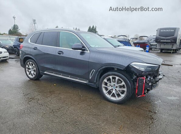 5UXCR6C08P9P50803 2023 BMW X5 Серый Передняя правая четверть
