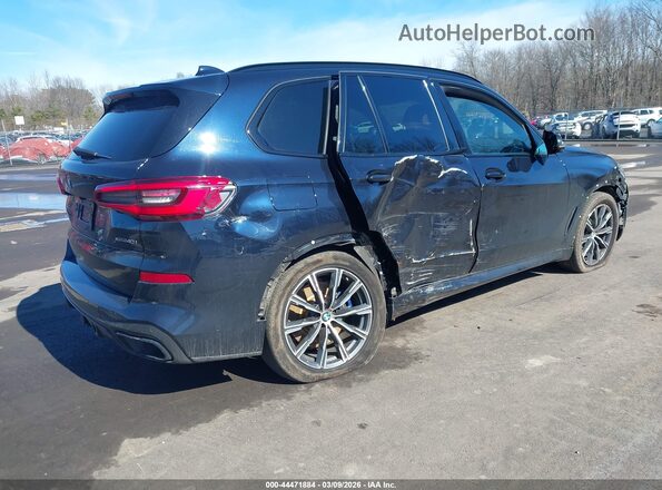 5UXCR6C09L9B09110 2020 BMW X5 Dark Blue Задняя правая четверть