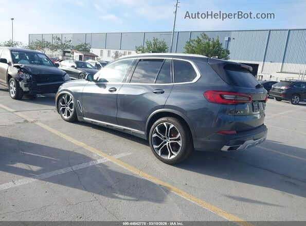 5UXCR6C09L9B79996 2020 BMW X5 Синий Задняя левая четверть