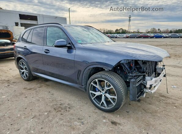 5UXCR6C0XM9D80260 2021 BMW X5 Gray Delantero derecho