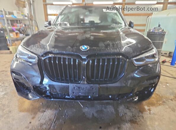 5UXCR6C0XP9P55839 2023 BMW X5 Black Widok z przodu
