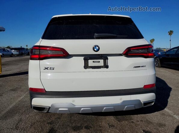 5UXCR6C50KLL09691 2019 BMW X5 Белый Вид сзади