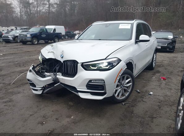5UXCR6C52KLL04508 2019 BMW X5 Белый Передняя левая четверть