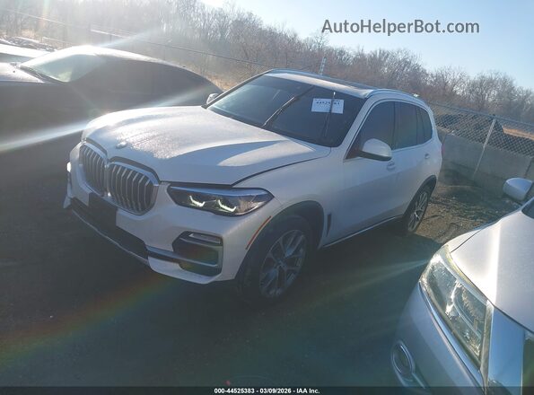 5UXCR6C56KLL38189 2019 BMW X5 Белый Передняя левая четверть