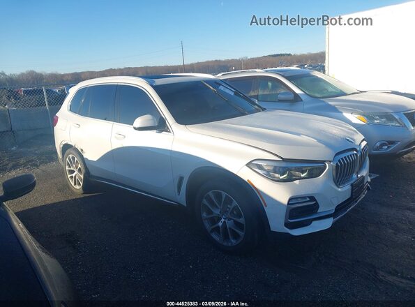 5UXCR6C56KLL38189 2019 BMW X5 Белый Передняя правая четверть