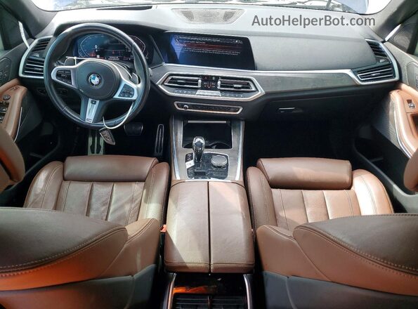 5UXCR6C56KLL51654 2019 BMW X5 Синий Вид панели приборов